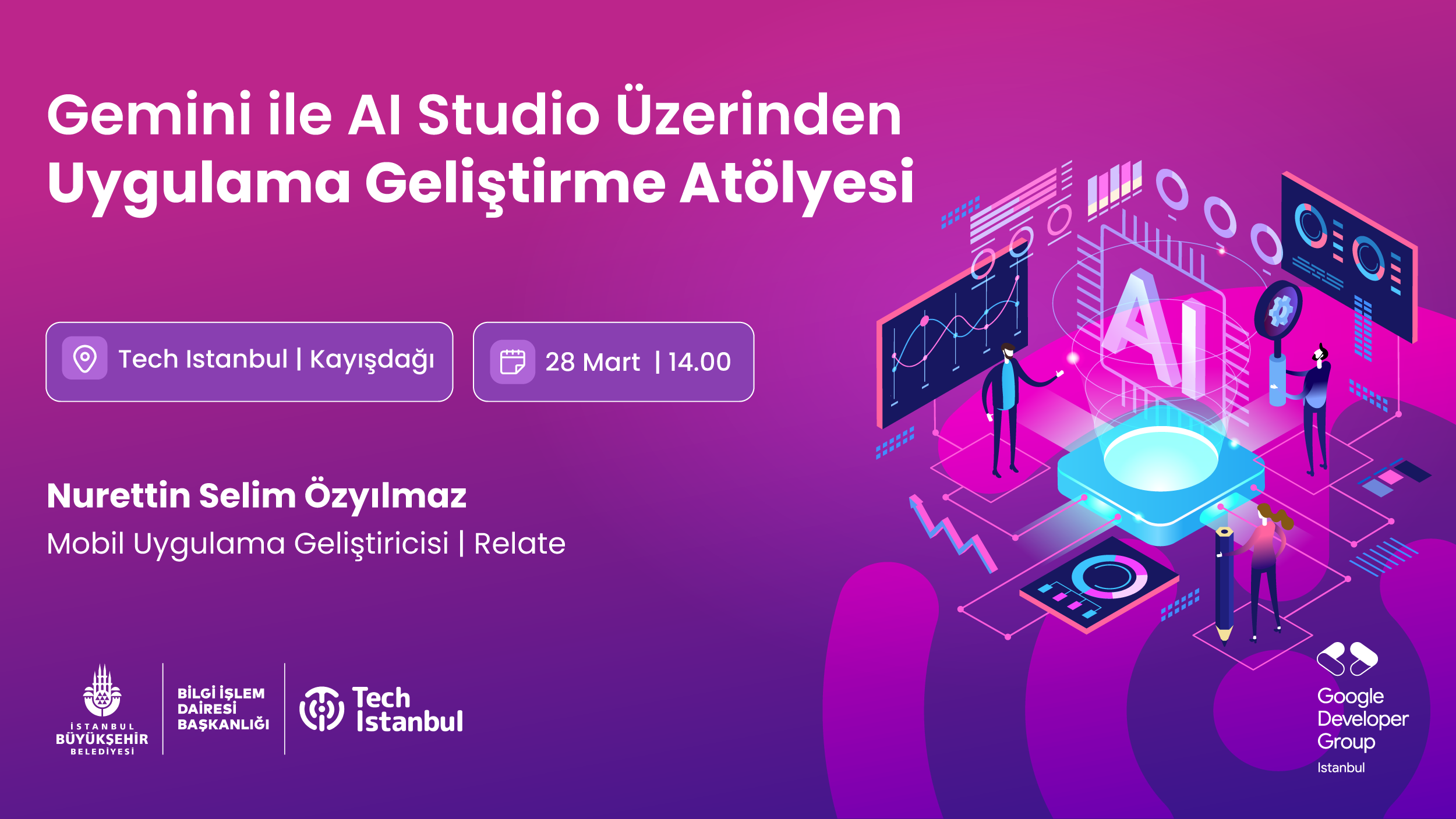 Gemini ile AI Studio Üzerinden Uygulama Geliştirme Atölyesi