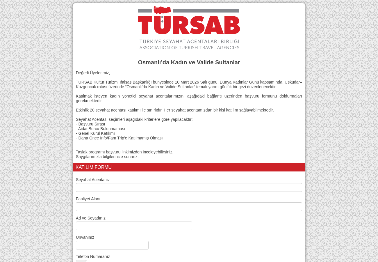 Osmanlı’da Kadın ve Valide Sultanlar - Üsküdar Kuzguncuk Gezi Programı