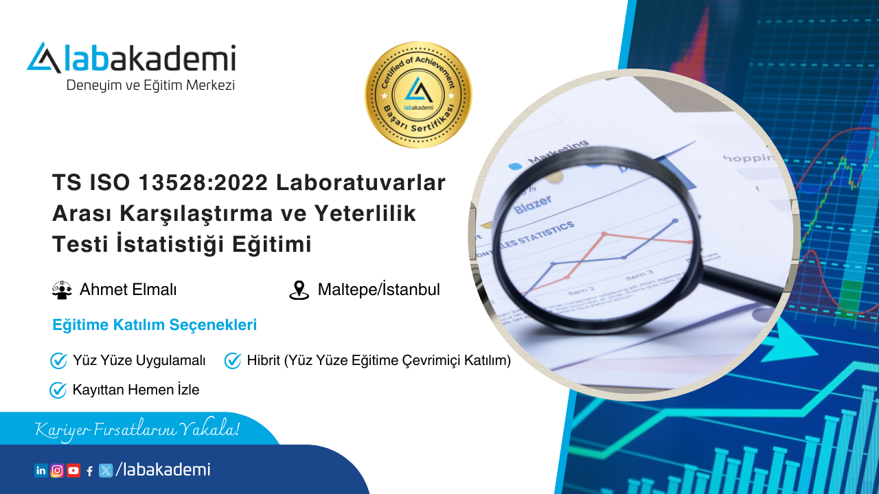 TS ISO 13528:2022 LAK ve Yeterlilik Testi İstatistiği Eğitimi