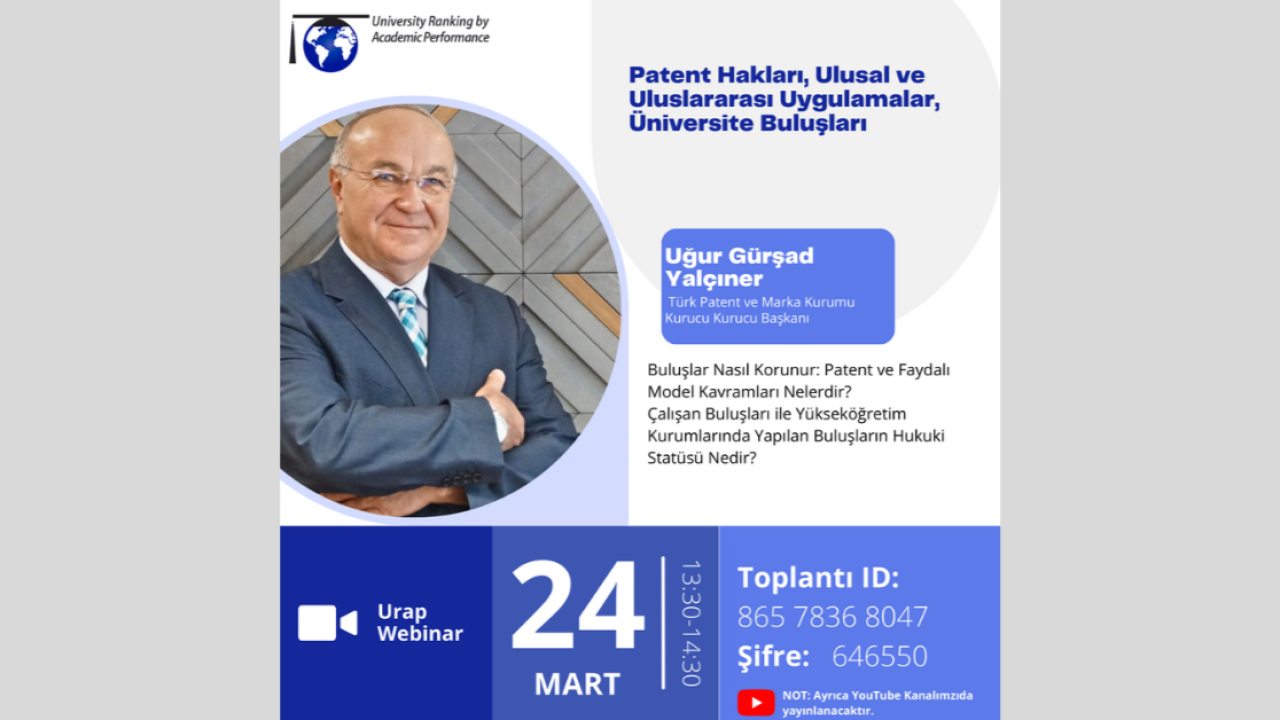 URAP Webinar Serisi - Uğur Gürşad Yalçıner