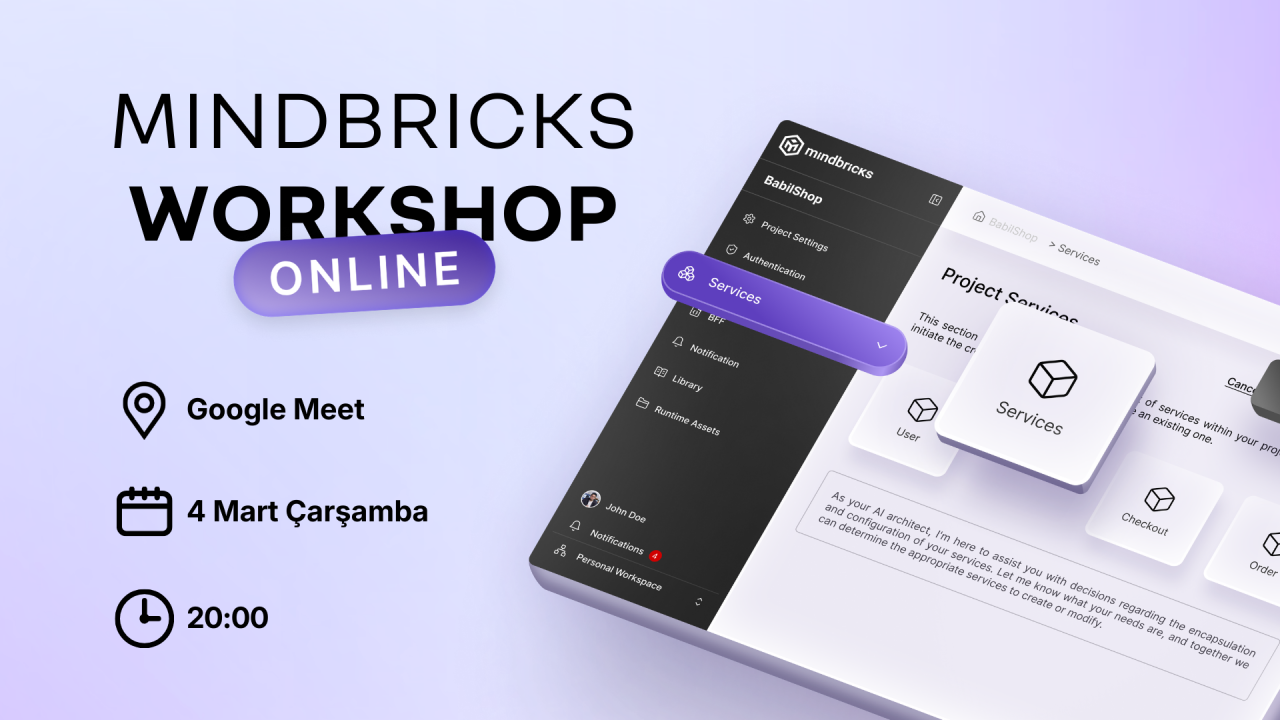 Mindbricks Workshop